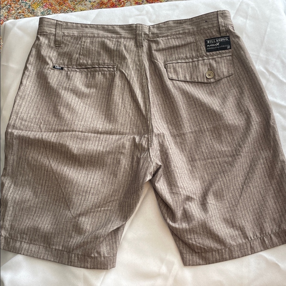 Billabong Tan Striped Men's Shorts - Picture 5 of 6